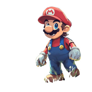 Anime Mario Blog Vinyl Car Decal Sticker – Waterproof & UV-Resistant 8"