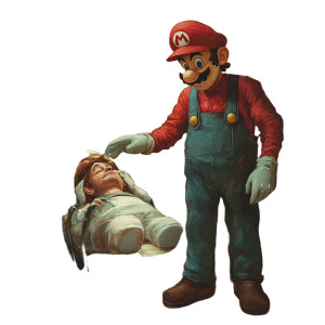 Dr Mario Loses Vinyl Car Decal Sticker – Waterproof & UV-Resistant 8"