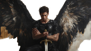 Archangel Michael Portrait Vinyl Car Decal Sticker – Waterproof & UV-Resistant 8" Archangel Michael Portrait Vinyl Car Decal Sticker – Waterproof & UV-Resistant 8"