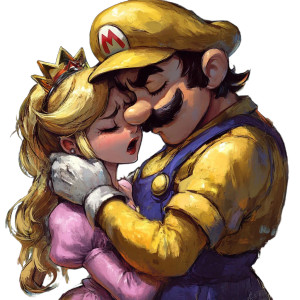 Wario Simping Vinyl Car Decal Sticker – Waterproof & UV-Resistant 8"