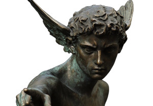 Hypnos Bronze Sculpture Vinyl Car Decal Sticker – Waterproof & UV-Resistant 8"