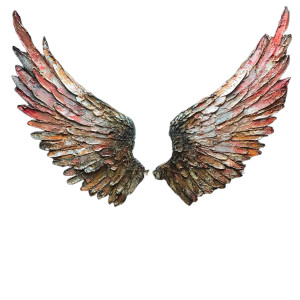 Wings Vinyl Car Decal Sticker – Waterproof & UV-Resistant 8" Wings Vinyl Car Decal Sticker – Waterproof & UV-Resistant 8"