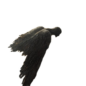 Fallen Angel Descending Vinyl Car Decal Sticker – Waterproof & UV-Resistant 8"