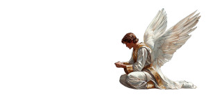 Saint Gabriel Archangel Vinyl Car Decal Sticker – Waterproof & UV-Resistant 8"