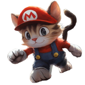Cat Mario Vinyl Car Decal Sticker – Waterproof & UV-Resistant 8" Cat Mario Vinyl Car Decal Sticker – Waterproof & UV-Resistant 8"