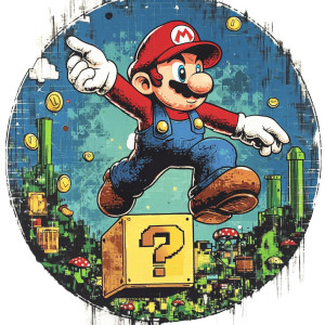 Mario Bros Tattoo Vinyl Car Decal Sticker – Waterproof & UV-Resistant 8" Mario Bros Tattoo Vinyl Car Decal Sticker – Waterproof & UV-Resistant 8"