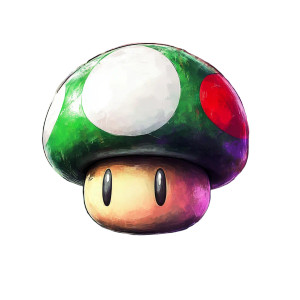 3D Watercolor Mushroom Vinyl Car Decal Sticker – Waterproof & UV-Resistant 8"