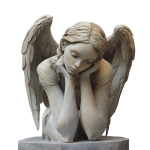 Realistic Angel Statue Vinyl Car Decal Sticker – Waterproof & UV-Resistant 8" Realistic Angel Statue Vinyl Car Decal Sticker – Waterproof & UV-Resistant 8"
