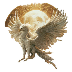 Mythical Sun Guardians Vinyl Car Decal Sticker – Waterproof & UV-Resistant 8"