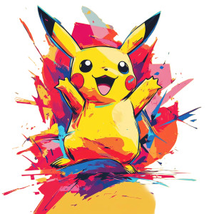 Pop Art Pikachu Vinyl Car Decal Sticker – Waterproof & UV-Resistant 8" Pop Art Pikachu Vinyl Car Decal Sticker – Waterproof & UV-Resistant 8"