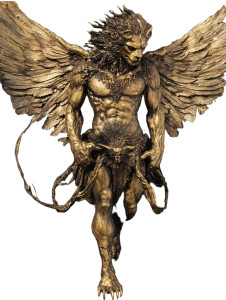 Celestial Four-Faced Cherub V2 Vinyl Car Decal Sticker – Waterproof & UV-Resistant 8"