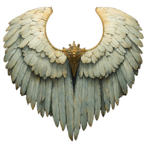 Wings V2 Vinyl Car Decal Sticker – Waterproof & UV-Resistant 8"