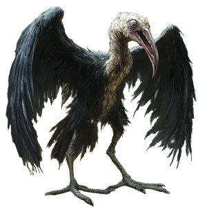 Zombified Giant Bird Vinyl Car Decal Sticker – Waterproof & UV-Resistant 8"