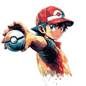 Ash Throws Pokeball Vinyl Car Decal Sticker – Waterproof & UV-Resistant 8"