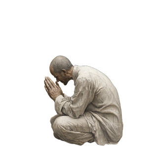 Prayer And Dark Creature Vinyl Car Decal Sticker – Waterproof & UV-Resistant 8"