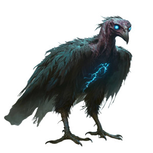 Four-Eyed Snake Vulture Vinyl Car Decal Sticker – Waterproof & UV-Resistant 8"