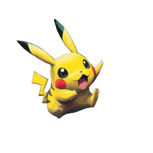 Pikachu Bus Accident Vinyl Car Decal Sticker – Waterproof & UV-Resistant 8"