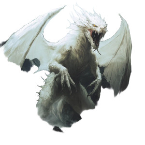 Shadow White Dragon Vinyl Car Decal Sticker – Waterproof & UV-Resistant 8"