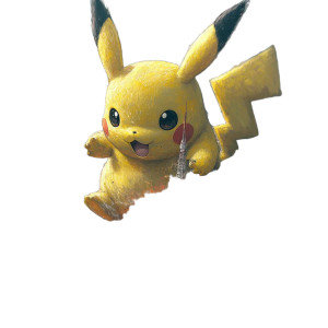 Giant Pikachu Attack Vinyl Car Decal Sticker – Waterproof & UV-Resistant 8"