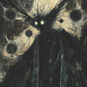 Nightmarish Divine Entity Vinyl Car Decal Sticker – Waterproof & UV-Resistant 8"