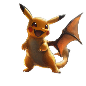 Pikachu On Charizard Vinyl Car Decal Sticker – Waterproof & UV-Resistant 8" Pikachu On Charizard Vinyl Car Decal Sticker – Waterproof & UV-Resistant 8"