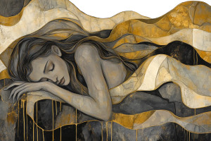 Abstract Fluid Art Vinyl Car Decal Sticker – Waterproof & UV-Resistant 8"