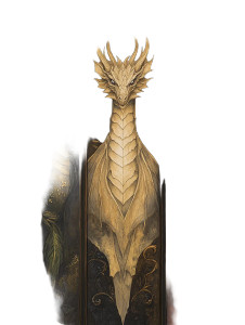 Dragon Wood-Carved Relief Vinyl Car Decal Sticker – Waterproof & UV-Resistant 8"