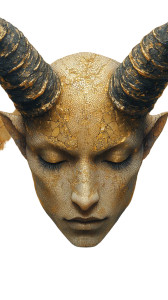 Golden Ethereal Demon Vinyl Car Decal Sticker – Waterproof & UV-Resistant 8" Golden Ethereal Demon Vinyl Car Decal Sticker – Waterproof & UV-Resistant 8"