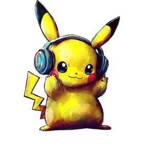 Pikachu Dubstep Vinyl Car Decal Sticker – Waterproof & UV-Resistant 8"