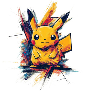 Pikachu Graffiti Vinyl Car Decal Sticker – Waterproof & UV-Resistant 8" Pikachu Graffiti Vinyl Car Decal Sticker – Waterproof & UV-Resistant 8"