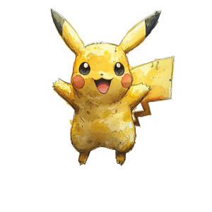 Jumping Pikachu Vinyl Car Decal Sticker – Waterproof & UV-Resistant 8" Jumping Pikachu Vinyl Car Decal Sticker – Waterproof & UV-Resistant 8"