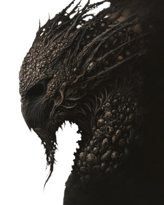 Dark Earth Elemental Vinyl Car Decal Sticker – Waterproof & UV-Resistant 8"