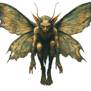 Mystic Gargoyle Elf Vinyl Car Decal Sticker – Waterproof & UV-Resistant 8"