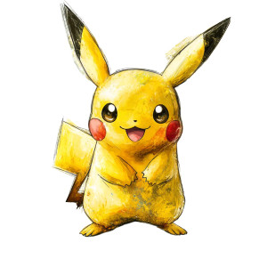 Watercolor Pikachu Vinyl Car Decal Sticker – Waterproof & UV-Resistant 8" Watercolor Pikachu Vinyl Car Decal Sticker – Waterproof & UV-Resistant 8"