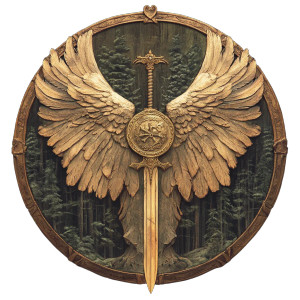 Battle God Symbol Vinyl Car Decal Sticker – Waterproof & UV-Resistant 8"