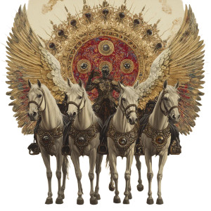 Apocalyptic Mandala Horsemen Vinyl Car Decal Sticker – Waterproof & UV-Resistant 8" Apocalyptic Mandala Horsemen Vinyl Car Decal Sticker – Waterproof & UV-Resistant 8"