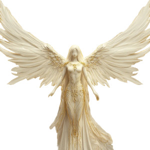 Solar Angel Vinyl Car Decal Sticker – Waterproof & UV-Resistant 8"