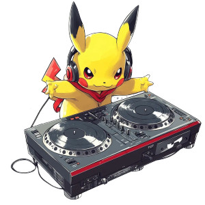 Pokemon Dj Vinyl Car Decal Sticker – Waterproof & UV-Resistant 8" Pokemon Dj Vinyl Car Decal Sticker – Waterproof & UV-Resistant 8"