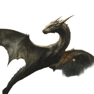 Grey Dragon Vinyl Car Decal Sticker – Waterproof & UV-Resistant 8"
