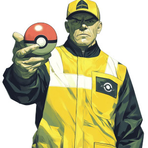 Pokemon Referee Vinyl Car Decal Sticker – Waterproof & UV-Resistant 8"