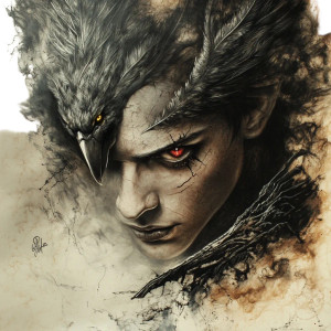 Evil Angel Tattoo Vinyl Car Decal Sticker – Waterproof & UV-Resistant 8"