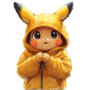 Pikachu V19 Vinyl Car Decal Sticker – Waterproof & UV-Resistant 8"