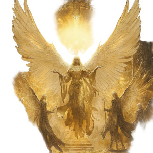 Archangels Guiding Vinyl Car Decal Sticker – Waterproof & UV-Resistant 8" Archangels Guiding Vinyl Car Decal Sticker – Waterproof & UV-Resistant 8"