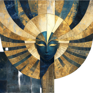 Eternal Egypt Artwork Vinyl Car Decal Sticker – Waterproof & UV-Resistant 8"