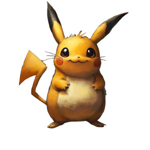 Pixar Raichu Vinyl Car Decal Sticker – Waterproof & UV-Resistant 8"