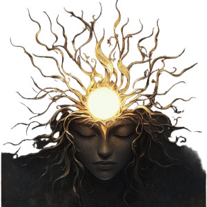 Forehead Sun Vinyl Car Decal Sticker – Waterproof & UV-Resistant 8"