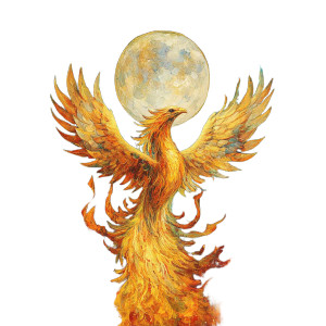 Phoenix Rebirth Vinyl Car Decal Sticker – Waterproof & UV-Resistant 8" Phoenix Rebirth Vinyl Car Decal Sticker – Waterproof & UV-Resistant 8"