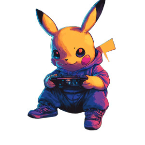 Pikachu Gaming Stoned Vinyl Car Decal Sticker – Waterproof & UV-Resistant 8" Pikachu Gaming Stoned Vinyl Car Decal Sticker – Waterproof & UV-Resistant 8"