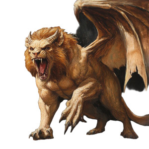 Manticore Vinyl Car Decal Sticker – Waterproof & UV-Resistant 8" Manticore Vinyl Car Decal Sticker – Waterproof & UV-Resistant 8"