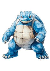 Blastoise Watercolor Portrait Vinyl Car Decal Sticker – Waterproof & UV-Resistant 8" Blastoise Watercolor Portrait Vinyl Car Decal Sticker – Waterproof & UV-Resistant 8"